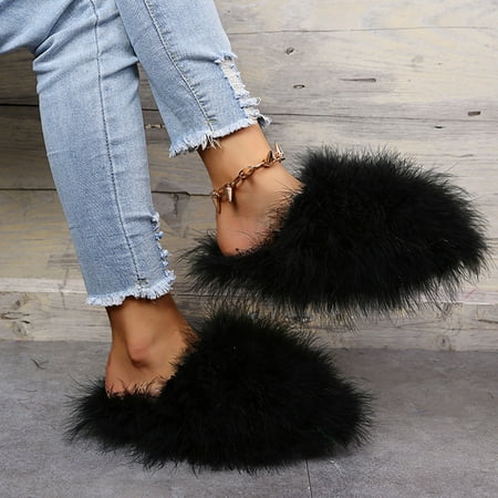 

Ovzne Women Slippers Women House Slippers Light And Comfortable Wrapped Flat Bottomed Women S Cotton Slippers For Home And Outdoor Wear Womens Slippers Size 8