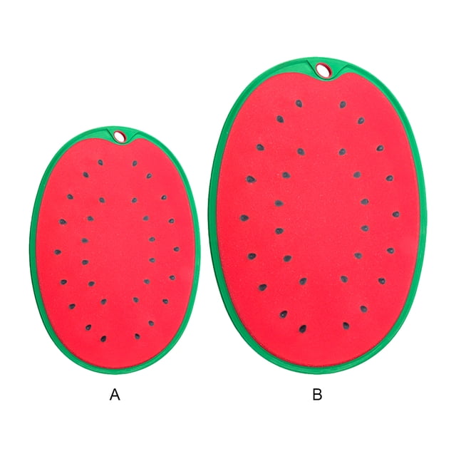 Board Cutting Watermelon Shape PP Plastic Board with Watermelon Shape Food Grade Durable Chopping Stylish Sturdy Hole Practical Kitchen Tools Fruit Meat Big