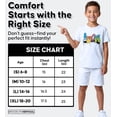 thumbnail image 3 of BROOKLYN VERTICAL 2-Pack Boys Short Sleeve Crew Neck T-Shirt with Chest Print | Soft Cotton Graphic Tees Sizes 6-20, 3 of 7