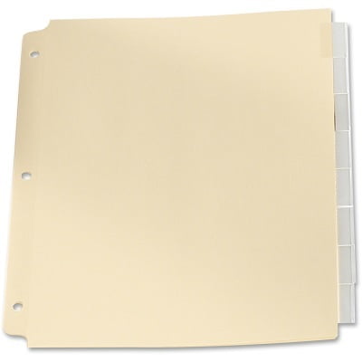 INDEX DIVIDERS-INSERTABLE, EXTRA WIDE 8 CLEAR TABS | Walmart Canada