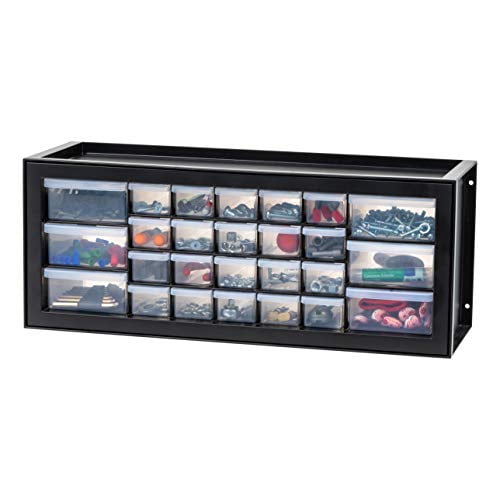 Iris Usa Dpc 26 Plastic Parts Storage Hardware And Craft Cabinet Drawers Black Com Iris Usa Dpc 26 Plastic Parts Storage, Hardware Storage Drawers Plastic