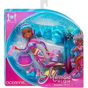 Mermaid High, Oceanna Deluxe Mermaid Doll & Accessories with Removable Tail, Doll Clothes and 4 Fashion Accessories, Kids Toys for Girls Ages 4 and up