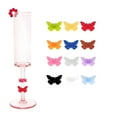 thumbnail image 4 of Shoreew 12Pcs Silicone Wine Glass Markers Color Random Wine Glass Identifier Rings Juice Beverage Wine Glass Labels Tags for Parties Receptions Weddings, 4 of 7