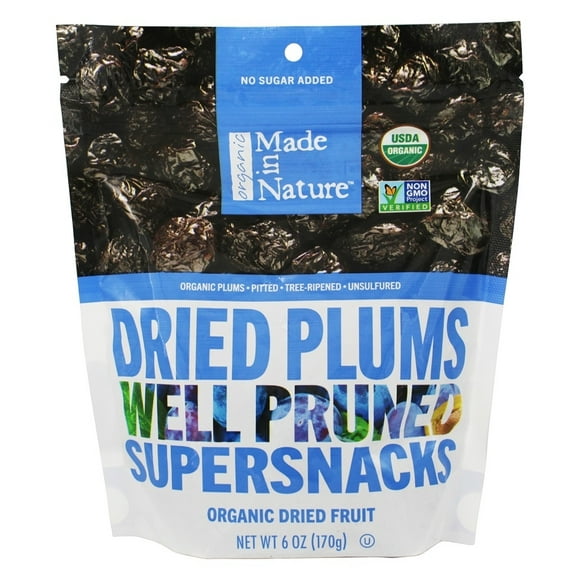 Made in Nature - Prunes Séchées Bien Tailleues Supersnacks - 6 oz