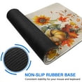 thumbnail image 6 of Happy Thanksgiving Fall Pumpkin Sunflower Large Gaming Mouse Pad Extended Mouse Pads with Stitched Edges, Non-Slip Base, Water Resist Keyboard Pad for Gamer, Office & Home, 31.5 X 11.8 in, 6 of 7