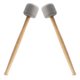 thumbnail image 4 of 4Pcs Bass Drum Mallets Sticks Mallets Foam Head Drum Mallets for Marching Band Percussion, 4 of 5