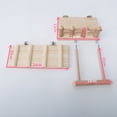 thumbnail image 3 of Shisuyan Bird Cage Ladder Bamboo Beige 1 Set 9.8x4.7x1.6in, 3 of 8