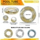 thumbnail image 4 of Anillo de natación para adultos, flotador inflable para piscina con lentejuelas, anillo flotante transparente con lentejuelas arcoíris, colorido y duradero., 4 of 5