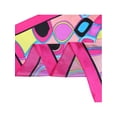 thumbnail image 5 of INSPIRE CHIC Women Geometric Printed Satin Large Square Scarves, 35"x35" Silky Neck Scarf Neckerchief Head Wrap Bandanas 35.4x35.4" Hot Pink, 5 of 6