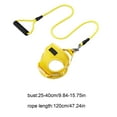 thumbnail image 3 of Nebwoak Dog Harness and Leash Set for Small Medium Dogs, Nylon Breathable Mesh, Reflective, Adjustable Escape Proof, All Weather for Walking, Yellow, 3 of 6