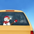 thumbnail image 2 of Kenally Etiqueta engomada del limpiaparabrisas de la ventana trasera del coche de Papá Noel estilo de coche de Navidad divertido brazo que agita las Automoción decorativa y accesorios No.14 Kenally VI1434-14B, 2 of 6