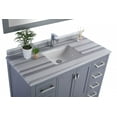 thumbnail image 3 of 48 - Inch Single Sink Bathroom Vanity With White Stripe Countertop - Laviva, 3 of 3