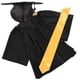 thumbnail image 2 of BRIGHTFUFU 1 juego de toga de graduación con borlas y banda para graduación 2024, traje de graduación para niños, talla 33, 2 of 8