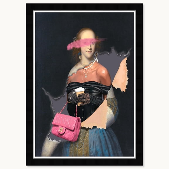 Wynwood Studio Prints Mystic Prints 15" x 21", Black Frame, Always Looking Good