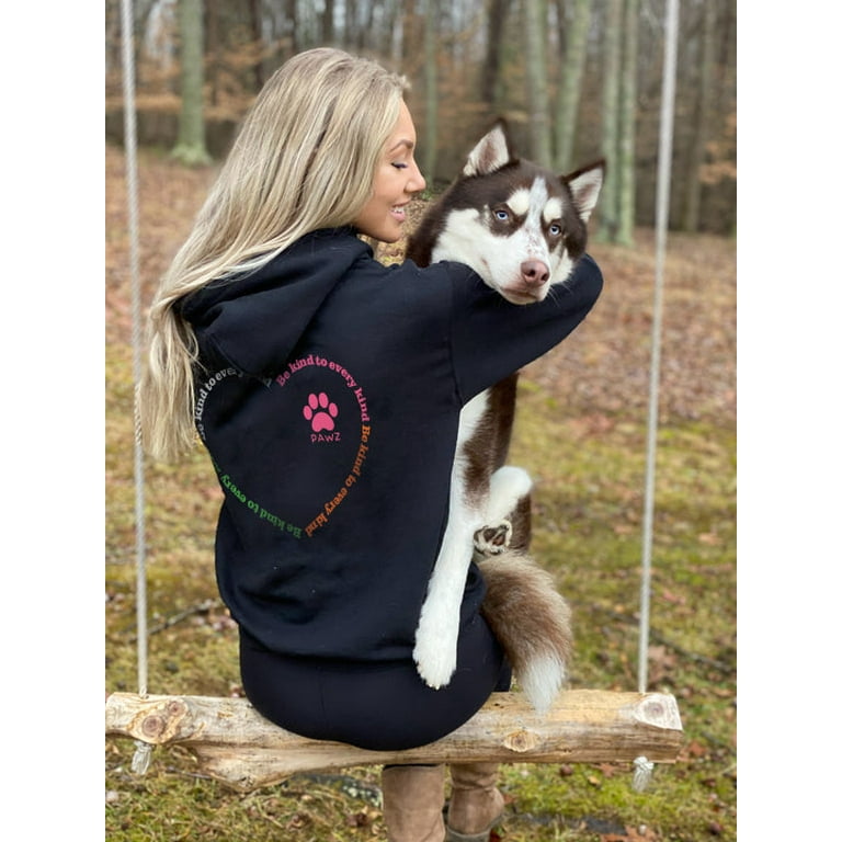 Pawz Be Kind to Every Kind Open Heart Hoodie - Walmart.com