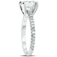 thumbnail image 3 of Pompeii 2 1/3 cttw Diamond Engagement Ring Solitaire Round Brilliant Cut 14k White Gold, 3 of 5