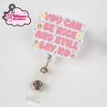 thumbnail image 2 of You Can Be Nice And Still Say No Badge Reel, Anxious ID Clip, Cute Mental Health Nurse Badge Reel, Self Care, Self Love, Mental Health Gifts, 2 of 3