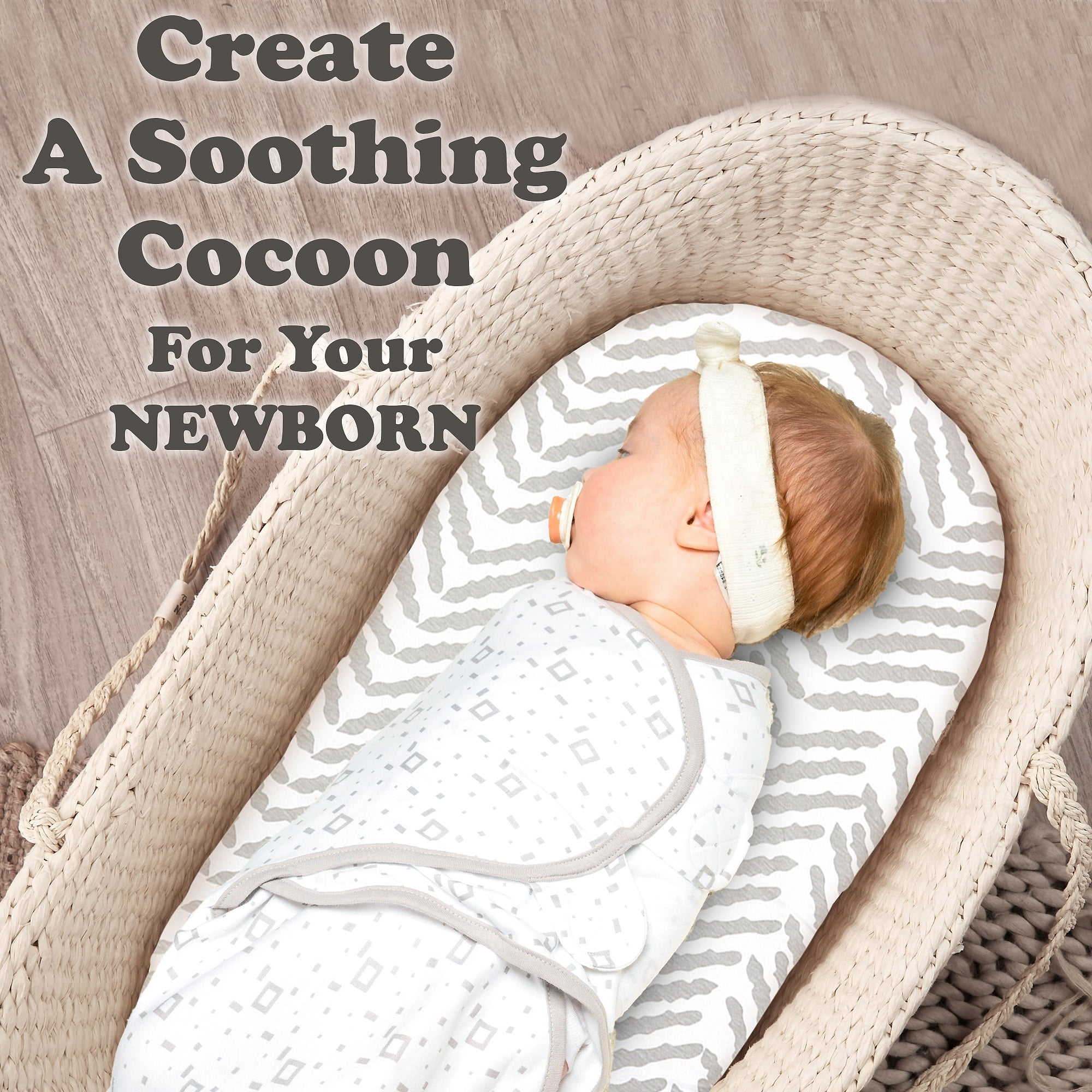 Baby Swaddles for Newborns - 4 Pack Baby Swaddles for 0-3 Months - Baby Swaddle Sleep Sack
