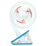 Diono Clip-On Baby Safe Universal Stroller Fan with Flexible Neck for Perfect Angle, White