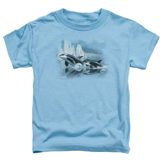 Wildlife - Glaciers Edge Orcas - Toddler Short Sleeve Shirt - 2T