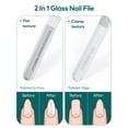 thumbnail image 3 of Lima de uñas de vidrio MR.GREEN mejorada, bilateral y lavable, 3 of 8