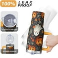 thumbnail image 4 of Halloween Tumbler, Pumpkin Ghost Cup 40oz Insulated Mug with Handle and Straw, Spooky Cute Gift for Women, 4 of 5