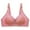 Pink, variant on Penkiiy Women Bras Women's Bra Wire Free Underwear Large Size Thin Cup Lace Sexy Bra Pink Bras
