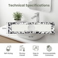 thumbnail image 7 of Unique Bargains Faucet Mat Versatile Kitchen Sink Mat for Home Beige 15.7*3.9 in, 7 of 7