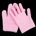 thumbnail image 2 of REGALWOVEN 1 Pair Soften Exfoliating Moisturising Hand Care Spa Treatment Gel Gloves Pink, 2 of 9