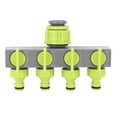 thumbnail image 2 of Divisor de Manguera de 4, Conector de Mangueras de Jardín ABS, Adaptador de Espiga de Manguera Portátil para Patio y Parque Al Aire Libre, 2 of 7