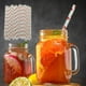 thumbnail image 5 of 100 pajitas de papel desechables rojas | Pajitas biodegradables de papel kraft para bebidas frías y calientes | Alternativa ecológica al plástico | Artículos para fiestas y eventos, 5 of 6