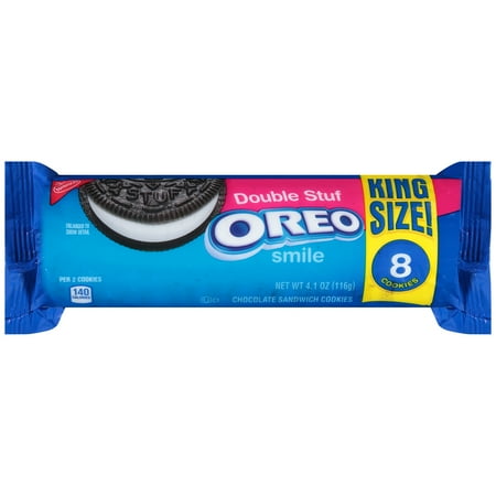Nabisco Oreo Double Stuf Chocolate Sandwich Cookies, 8 ct, 4 oz