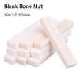 thumbnail image 3 of 10X Bone Guitar Nuts Blank For Electric Bass Acoustic Classical Mandolin, 3 of 5