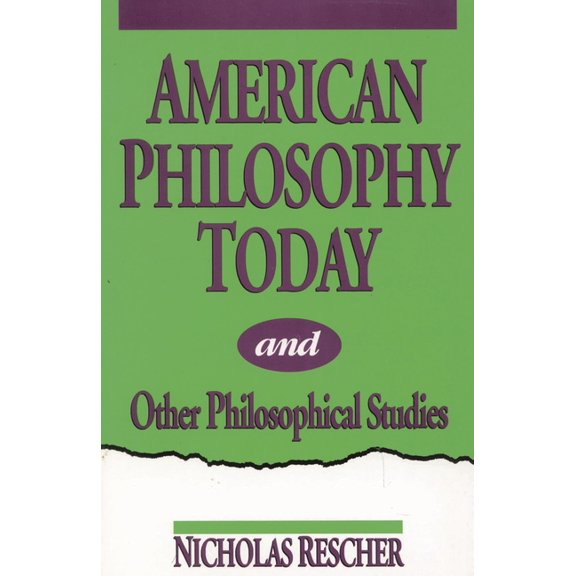 American Philosophy Today, and Other Philosophical Studies, (Paperback)