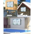 thumbnail image 2 of Outdoor TV Cover 48 to 50 Inch Weatherproof, Summer Ocean Waterproof TV Screen Protector for Outside Decor with Zipper and Pocket 48"L x 30"H , Coastal Starfish Coral Jellyfish Aqua Blue, 2 of 7