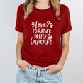 thumbnail image 4 of Valentines Day Gifts T-shirt à Manches Courtes Imprimé à Col Rond pour Femme, 4 of 8