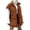 Dark Brown, variant on Women Winter Oversized Puffer Vest Light-Weight Stand Collar Sleeveless Padded Puffy Jackets with Pockets Dark Brown M