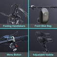 thumbnail image 6 of Bodywel Folding Electric Bike for Adults and Teens, 14" Ebike with 360 Wh Battery, 15~20 Miles Range, Foldable Electric Bicycle for Commuter, UL2849, 6 of 11