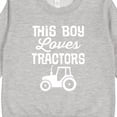 thumbnail image 3 of Inktastic Farming This Boy Loves Tractors Toddler Sweatshirt, 3 of 4