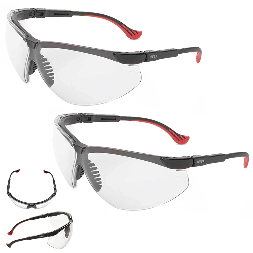 2 Pair Safety Glasses Clear Anti Fog Lens Work Eyewear Eye Protection
