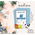 thumbnail image 5 of Darling Souvenir White Birthday Invitation Card 28 Pcs Fill or Write In Blank Invites Printable Party Supplies 5 x 7 Inches, 5 of 5