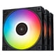thumbnail image 3 of DeepCool FC120 3in1 PC Fans Each 120mm 1800RPM 61.91CFM FDB Computer Case Fans Daisy Chain ARGB 5v-3pin PWM Cooling Fans Quiet Under 28dB(A) for Cases, 3 of 4