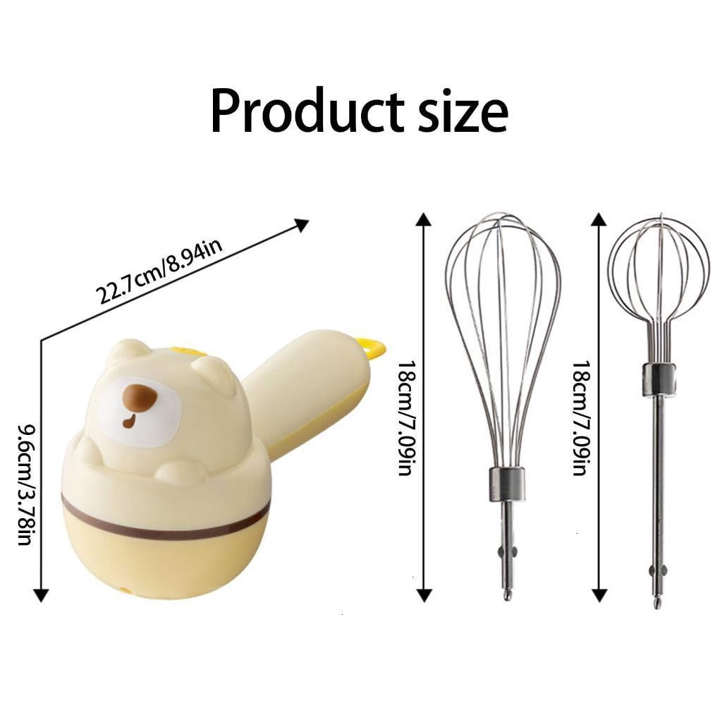 Handheld Whippers Electric Whisks Hand Mixers 3 Speed Cordless Hand Blenders Portable Baking Tool Easy to
