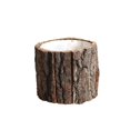 thumbnail image 1 of Flmtop Creative Christmas Xmas Decor Dried Flower Packaging Bark Barrel Bucket Box Gift, 1 of 10
