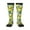 2 Black-1, variant on Lemon Seamless Pattern Oil Painting Effect Thigh High Socks Extra Long Stretchy Sock Women Over Knee High Opaque Stocking Daily Wear