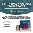 Dark Roast Tea Caffeine Free, Organic, Roasted Tea with Prebiotics, 3x More Herbs than Regular