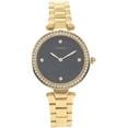 thumbnail image 3 of Timex 32 mm Adorn with Crystals Gold One Size, 3 of 4