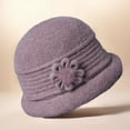 thumbnail image 2 of Warm Fleece Winter Knitted Hat for Elderly Breathable Comfortable Mom Cap New Year Hat Middle-Aged And Elderly Women Winter Wear, 2 of 3