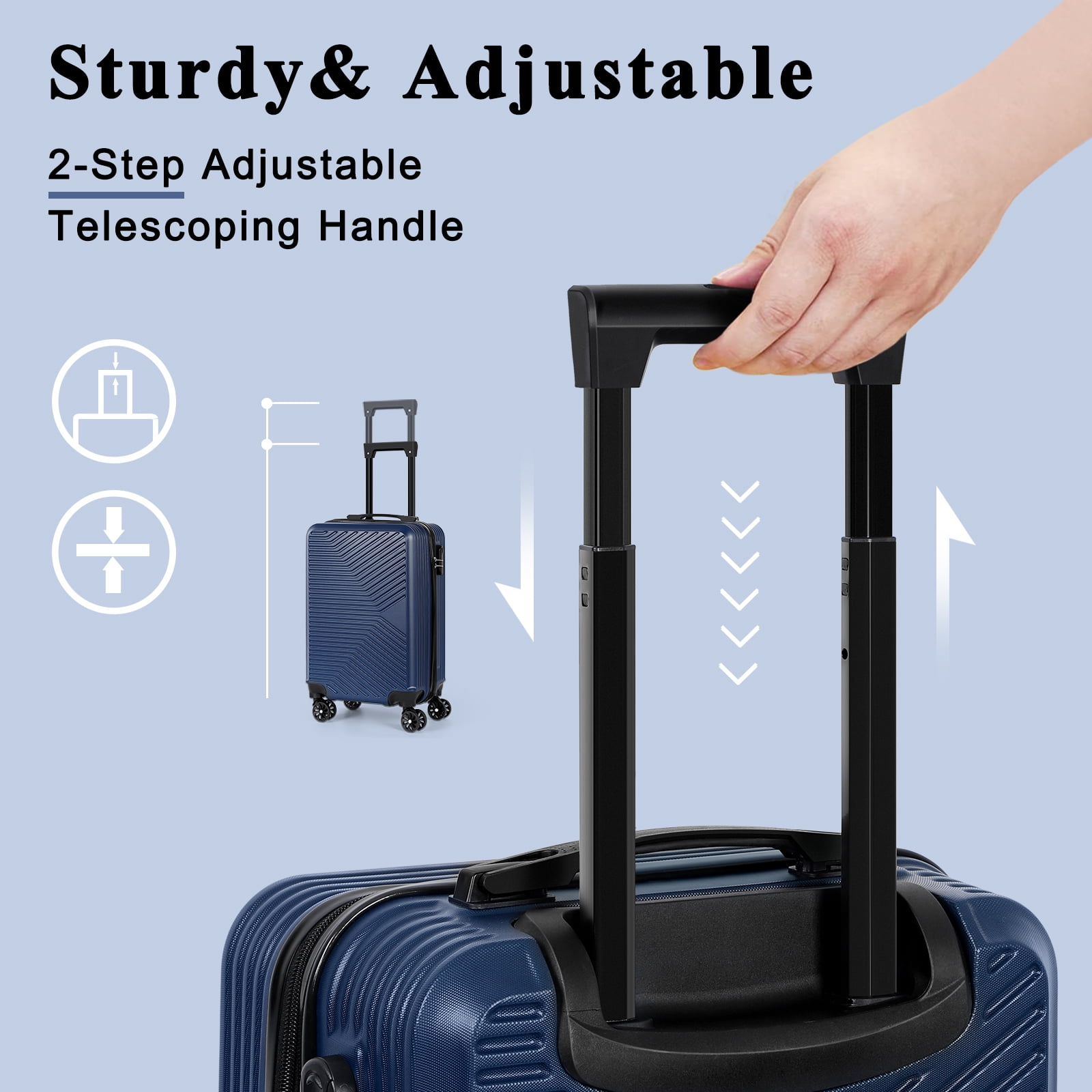 Hikolayae Carry On Luggage, 20