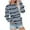 Sky Blue, variant on Busydd Womens Sweatshirts Striped Crewneck Sweatshirts Long Sleeve Shirts for Women Casual Loose Oversized Hoodie Pullover Tops Fashion Fall Clothes with Pocket